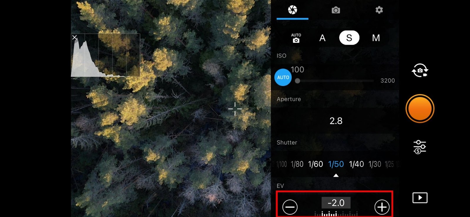 -2 gives an even darker image